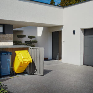 Box voor twee afvalcontainers " Alex duo"