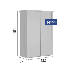 Terraskast "Romeo" medium high (B132x D57x H181)